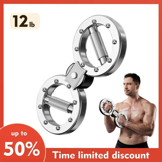 Home & Outdoor【Kol】Spinning Rotator Burn Machine, 12LB Arm Exercise Equipment with Adjustable Resistance, Gripster Forearm Trainer, Forearm Grip Strengthener for Women，360 Degree Rotating Grips,Gym Equipment for Home